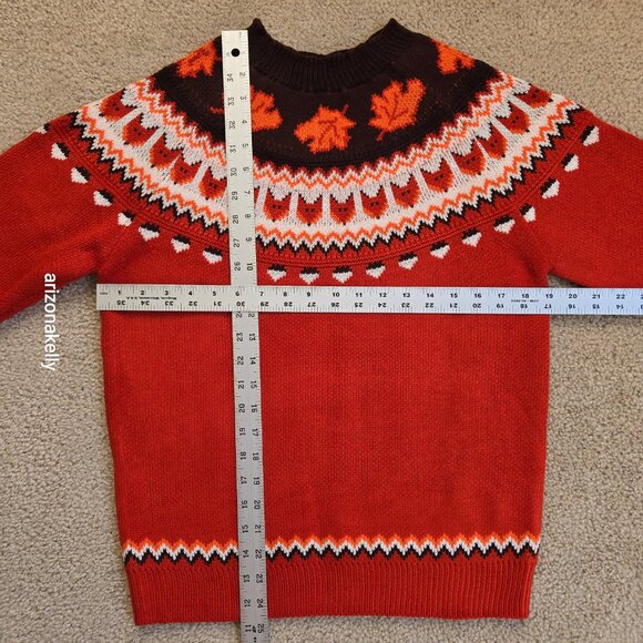 NWOT Fall Autumn Fair Isle Sweater - Picture 2 of 6